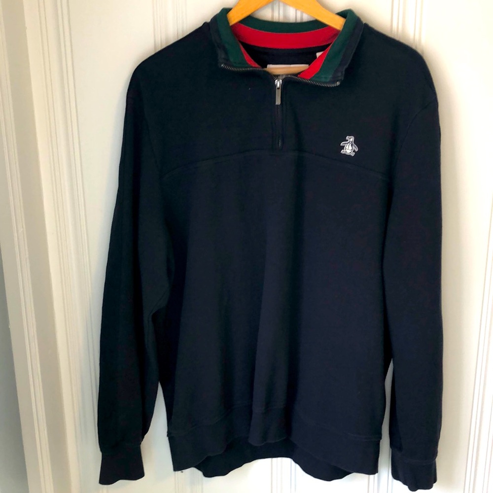 Penguin quarter zip pullover